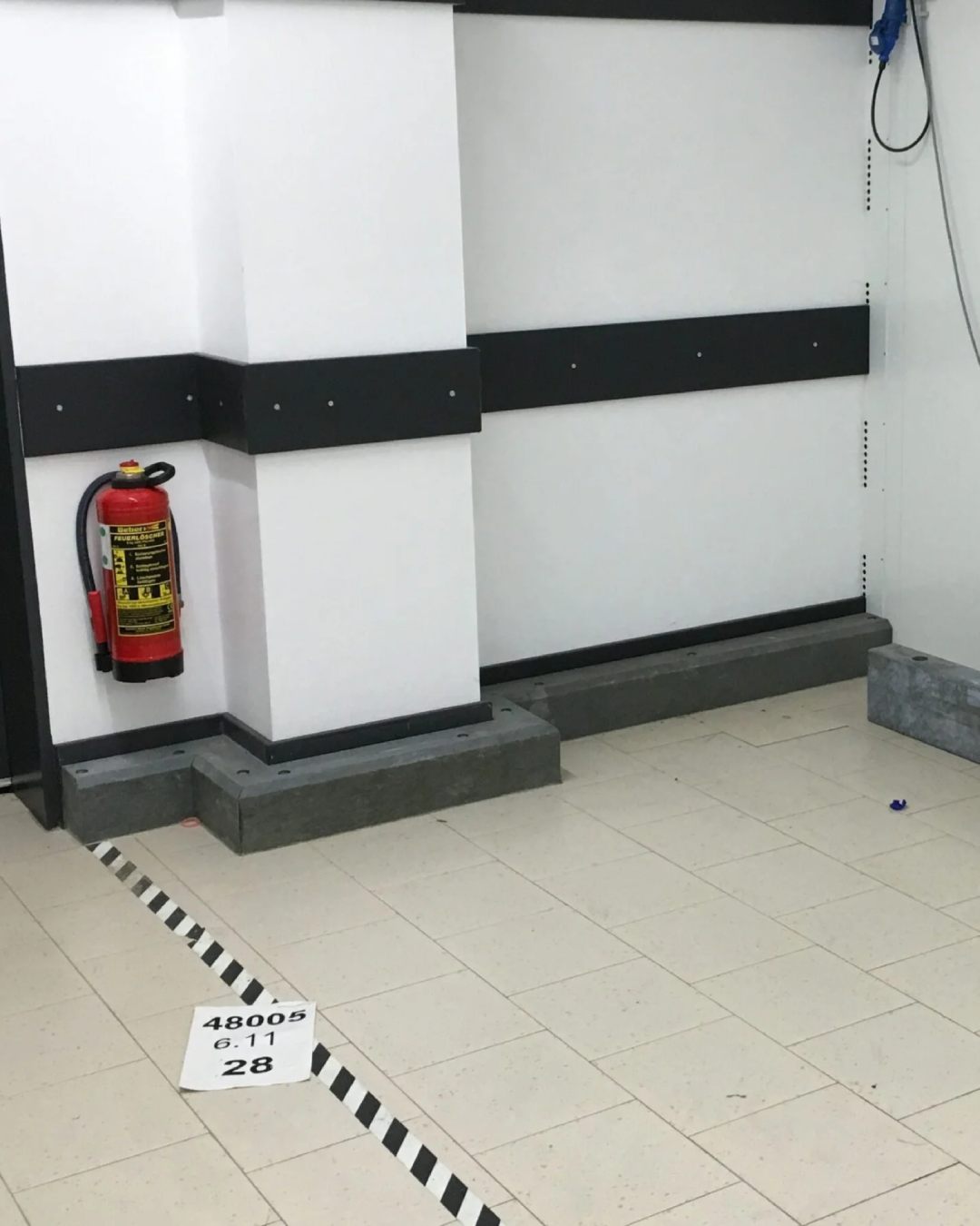 Kombination aus Bodenkantenschutz und Wandschutz