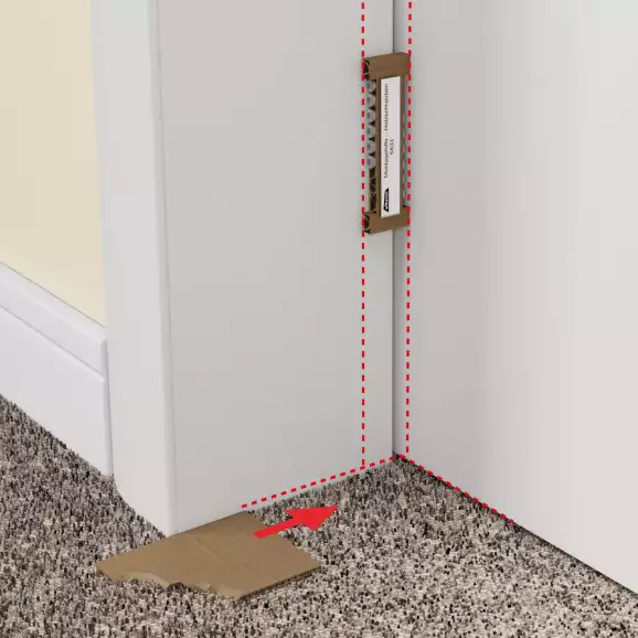 Fingerklemmschutz-ausrichten