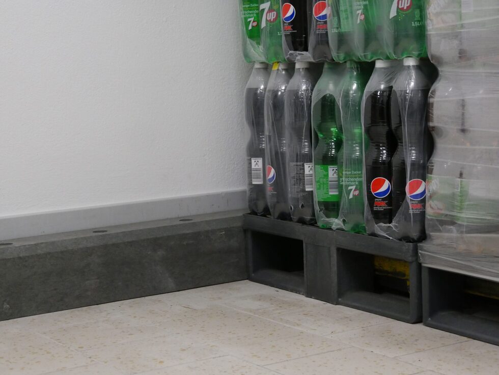 Extrem stabiler Rammschutz, Höhe 150mm, Tiefe 120mm