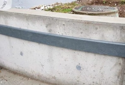 TPRadius Schrammschutz an der Wand aus recycelten Kunststoffen – Bild 6