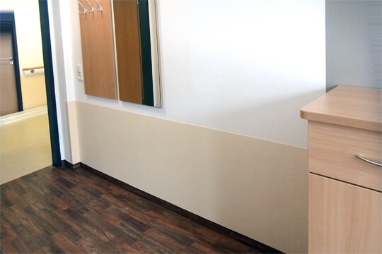 PVC-frei Wandschutzplatte - ACROLEN TOP - (Brandschutz B1)